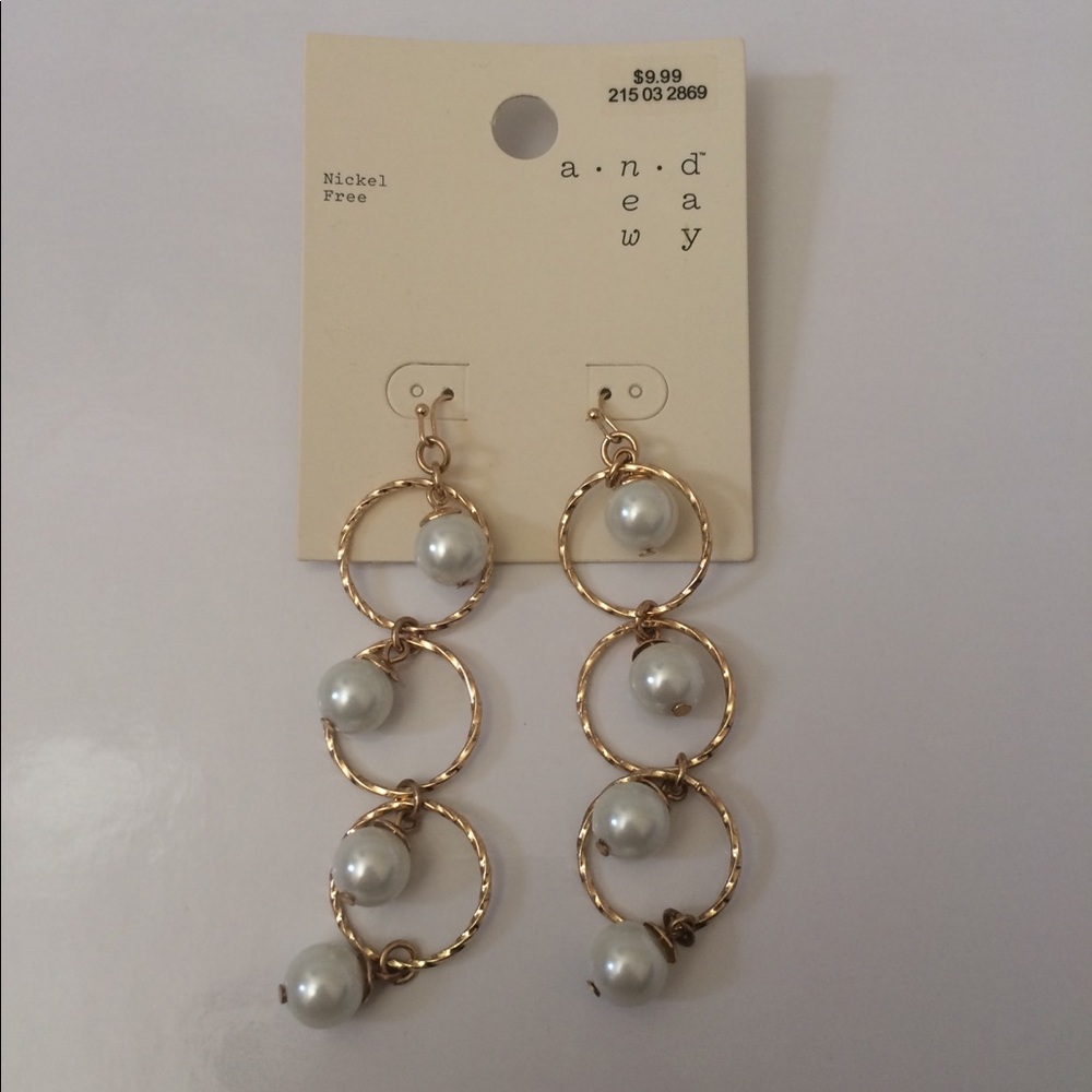 Pearl earrings